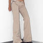 Vintage Beige Utility Y2k Bell Bottoms Low Rise Trousers - Size S