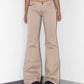 Vintage Beige Utility Y2k Bell Bottoms Low Rise Trousers - Size S