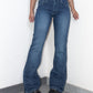 Vintage Deadstock Y2k Blue Wash Flare Leg Denim Pants - Size M