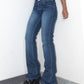 Vintage Deadstock Y2k Blue Wash Flare Leg Denim Pants - Size M