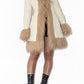 Bratz Y2k Beige Long Hair Afghan Coat