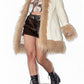 Bratz Y2k Beige Long Hair Afghan Coat