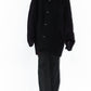 Vintage Paul & Shark Yachting Wool and Cashmere Black Coat