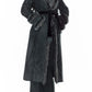 Vintage Faux Fur Afghan Coat with Double Handcuffs