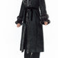 Vintage Faux Fur Afghan Coat with Double Handcuffs