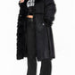 Lulu Castagnette Vintage Black Afghan Coat