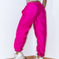 Vintage 80s Flashy Pink Harem Track pants