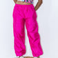 Vintage 80s Flashy Pink Harem Track pants