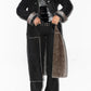 Vintage Long Faux Fur Black Penny Lane Coat