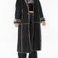 Vintage Long Faux Fur Black Penny Lane Coat