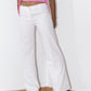 Vintage 2000s Clubbing flared Pants in White