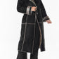 Vintage Long Faux Fur Black Penny Lane Coat