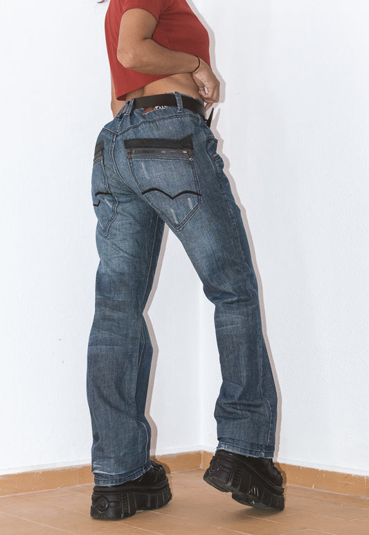 Vintage Y2k Baggy Style Straight Jeans