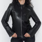 Vintage Y2k Redskin Black Tight Fit Biker Leather Jacket - Size S