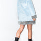 Y2k Baby Blue Short Hooded Penny Lane Coat