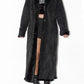 Y2k Full Length Vintage Black Fur Coat