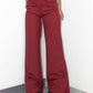 Vintage Deadstock Vampy Wide Leg Flare Y2k Trousers with Slit Details - Size L