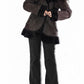 Y2k Vintage Short Shearling Faux Fur Jacket