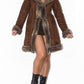 Vintage Brown Short Penny Lane Coat