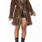 Vintage Brown Short Penny Lane Coat