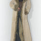 Vintage Y2k Pig Leather Winter Faux Fur Lined Maxi Afghan Coat - Size L