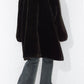 Vintage 90s Oversize Faux Fur Brown Coat - Size XL