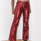 Britney Spears Y2k Faux Leather Bootcut Pants