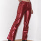 Britney Spears Y2k Faux Leather Bootcut Pants