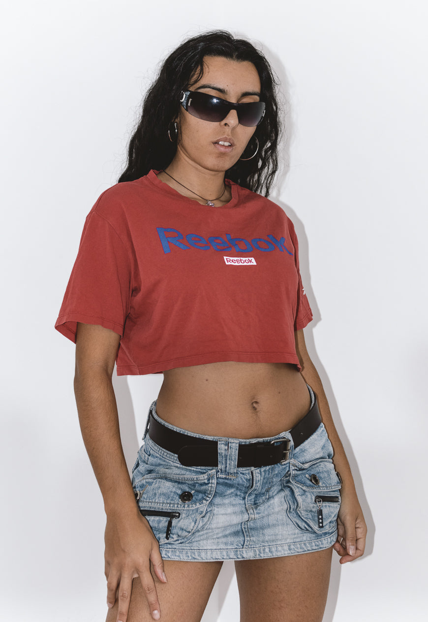 Vintage Y2k Reebok Crop Top