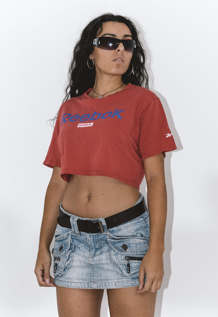 Vintage Y2k Reebok Crop Top