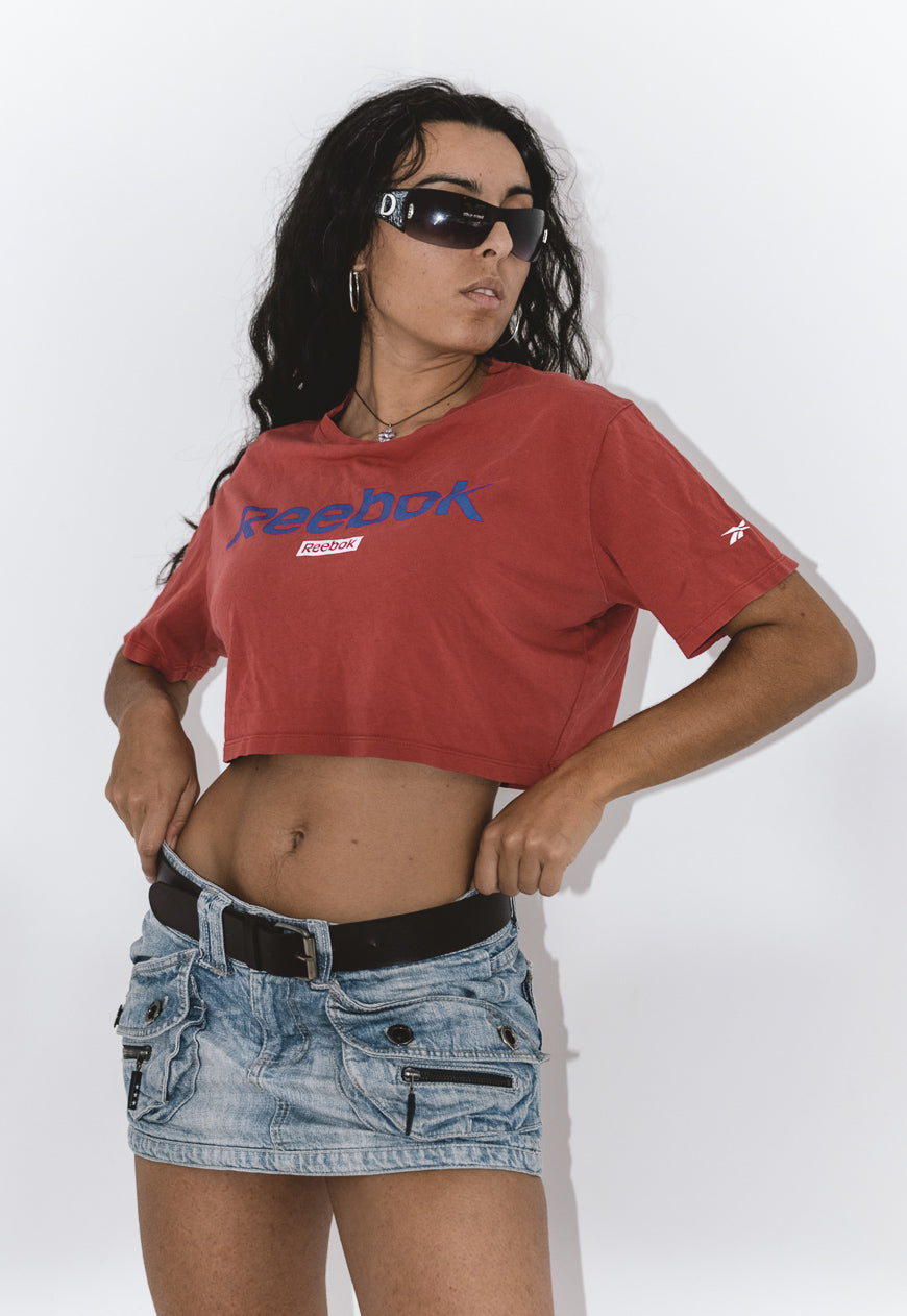 Vintage Y2k Reebok Crop Top