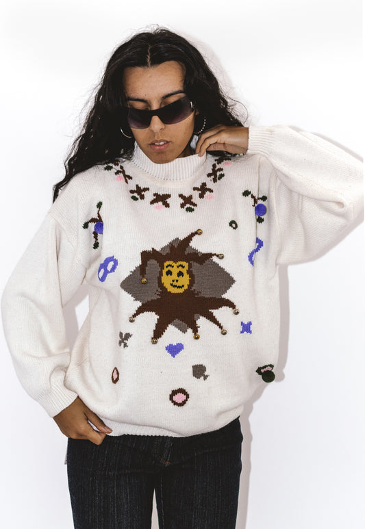 Vintage 90s Funky Knitted Sweater