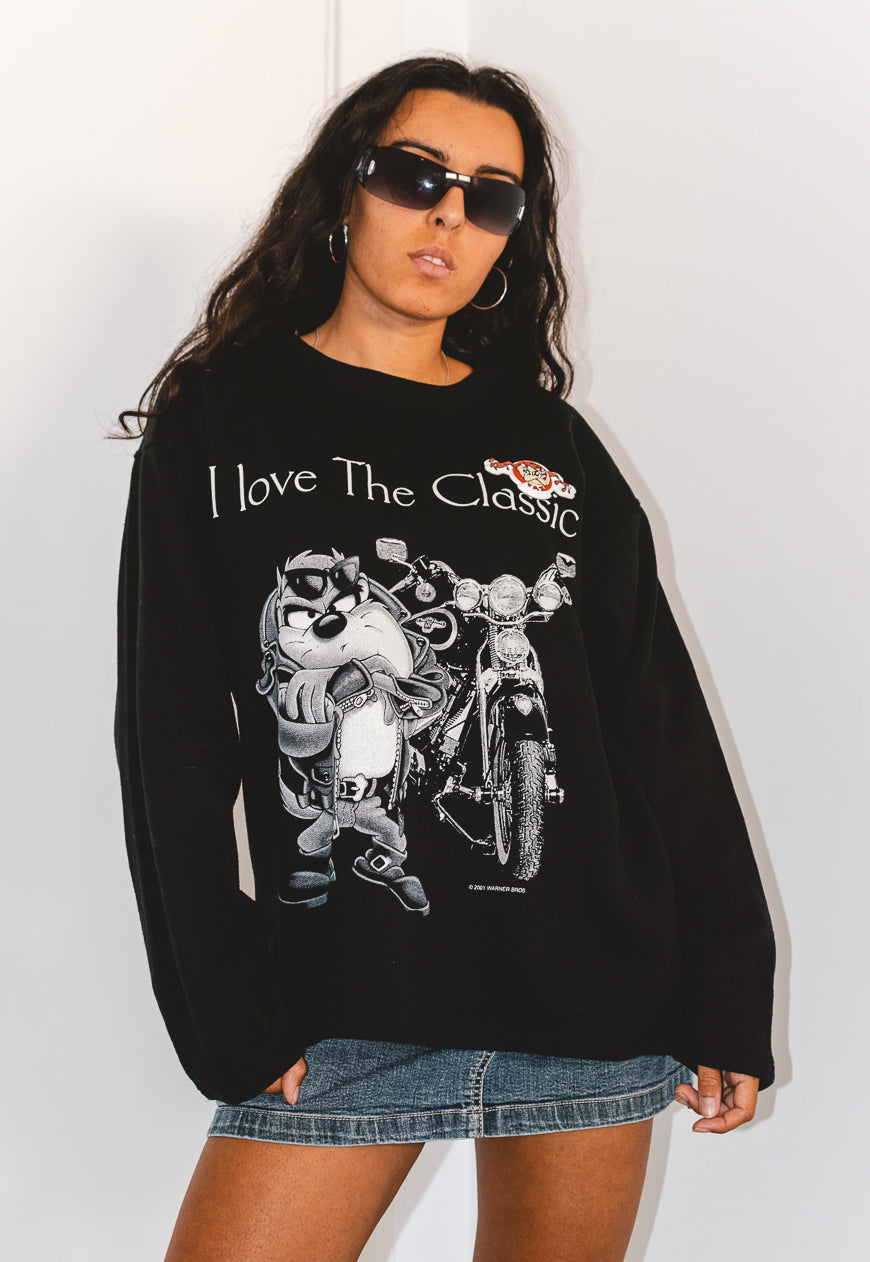 Vintage 00s Looney Tunes Cartoon Graphic Sweatshirt