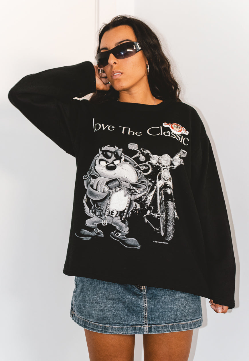 Vintage 00s Looney Tunes Cartoon Graphic Sweatshirt