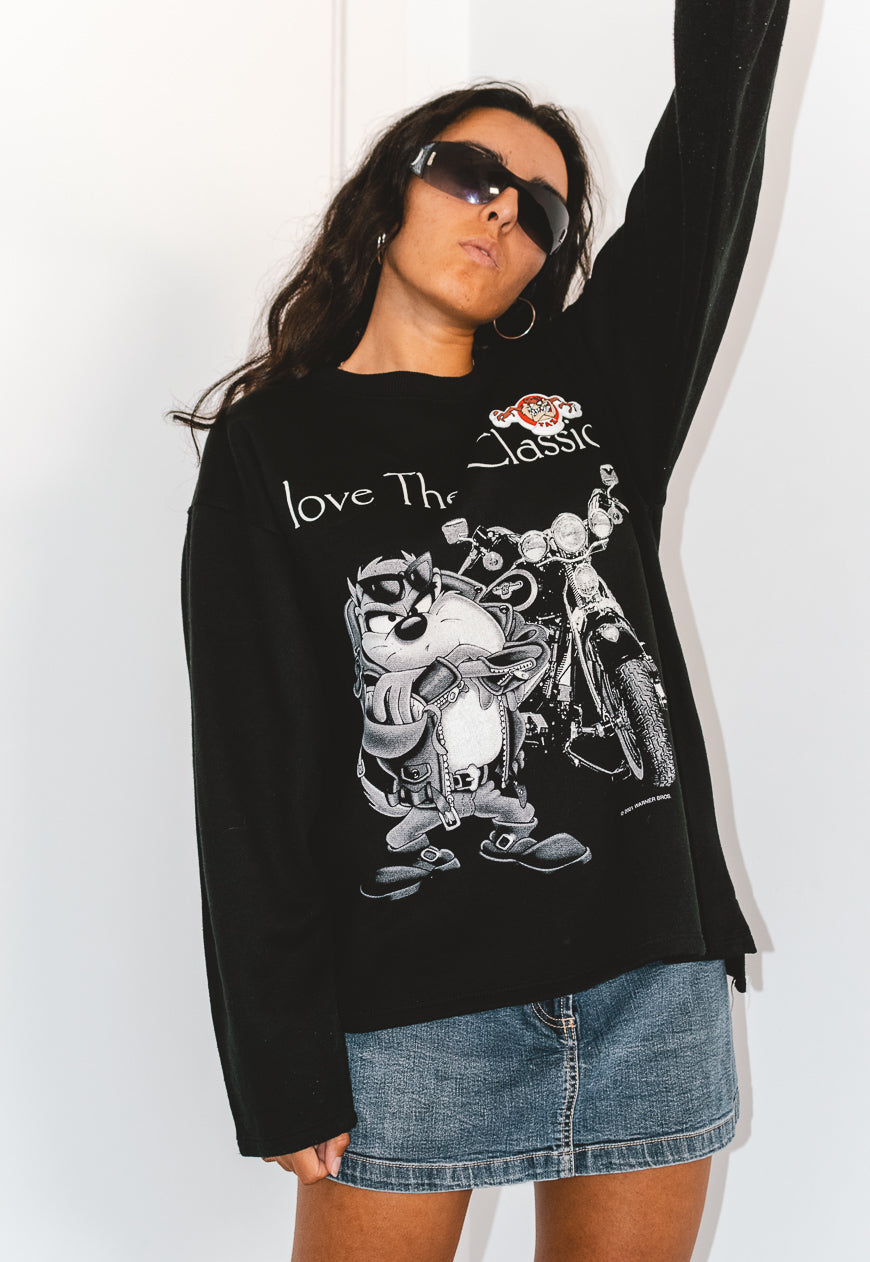 Vintage 00s Looney Tunes Cartoon Graphic Sweatshirt