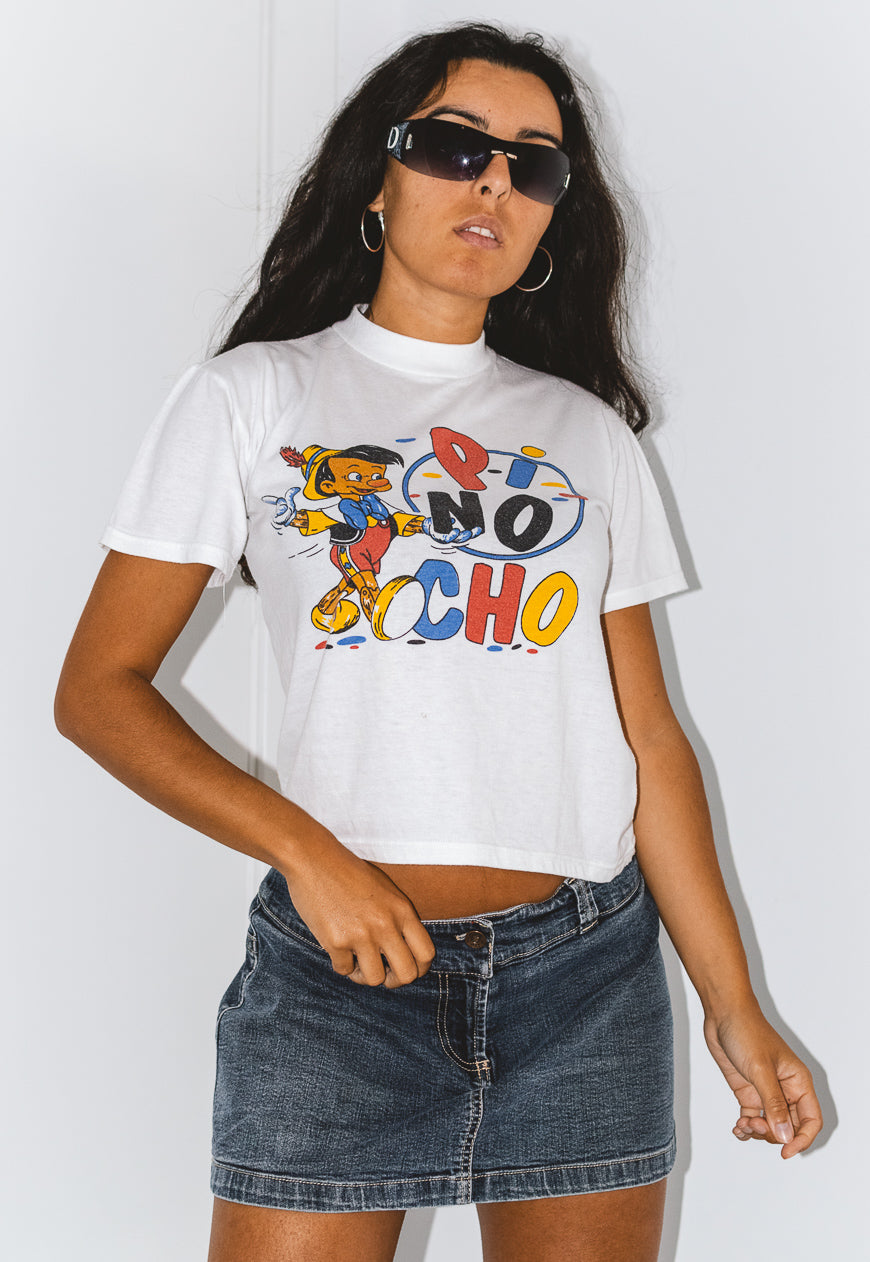 Vintage 90s Pinocchio Cartoon Printed Disney Graphic T-shirt